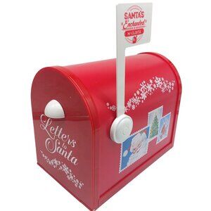 Mr Christmas Vintage Santas Enchanted Mailbox Red Christmas Decor NO LETTERS